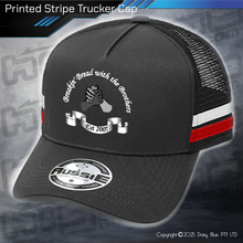 Load image into Gallery viewer, STRIPE Trucker Cap - Breakin' Bread with the Brothers