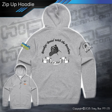 Load image into Gallery viewer, Zip Up Hoodie - Breakin' Bread with the Brothers
