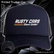 Load image into Gallery viewer, Printed Trucker Cap - Rusty Cars Down Under