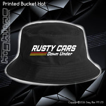 Load image into Gallery viewer, Printed Bucket Hat - Rusty Cars Down Under