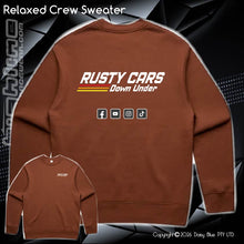Load image into Gallery viewer, Relaxed Crew Sweater - Rusty Cars Down Under