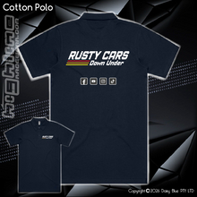Load image into Gallery viewer, Cotton Polo - Rusty Cars Down Under