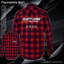 Load image into Gallery viewer, Flannelette Shirt - Rusty Cars Down Under