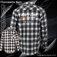 Load image into Gallery viewer, Flannelette Shirt - Rusty Cars Down Under