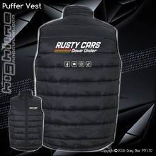 Load image into Gallery viewer, Puffer Vest - Rusty Cars Down Under