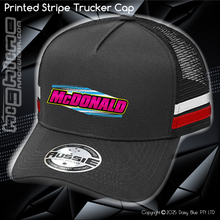 Load image into Gallery viewer, STRIPE Trucker Cap - Tommy McDonald