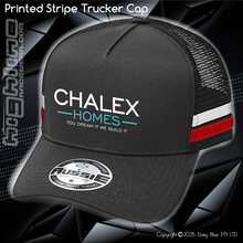 Load image into Gallery viewer, STRIPE Trucker Cap - Chalex Homes