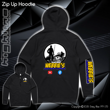 Load image into Gallery viewer, Zip Up Hoodie - Webbies Adventures