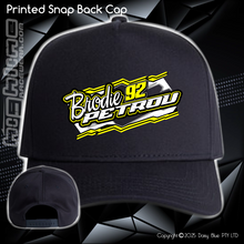 Load image into Gallery viewer, Printed Snap Back CAP - Brodie Petrou