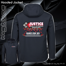 Load image into Gallery viewer, Hooded Jacket - Justice Tiling