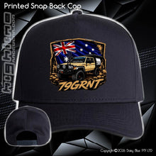 Load image into Gallery viewer, Printed Snap Back CAP - 79 GRNT