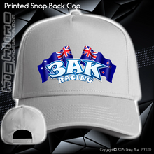 Load image into Gallery viewer, Printed Snap Back CAP - 3AK Racing