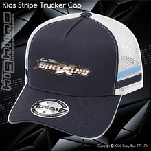Load image into Gallery viewer, KIDS Stripe Trucker - Jason Feltham