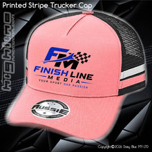Load image into Gallery viewer, STRIPE Trucker Cap - Finish Line media