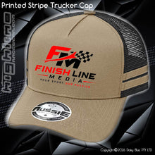 Load image into Gallery viewer, STRIPE Trucker Cap - Finish Line media
