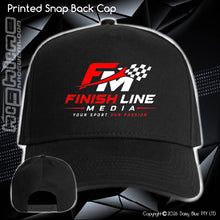 Load image into Gallery viewer, Printed Snap Back CAP - Finish Line media