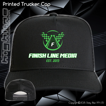 Load image into Gallery viewer, Printed Trucker Cap - Finish Line Media