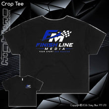 Load image into Gallery viewer, Ladies Crop Tee - Finish Line media