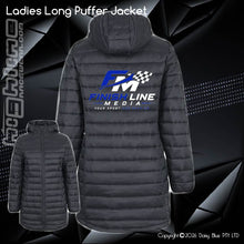Load image into Gallery viewer, Ladies Long Puffer Jacket - Finish Line media