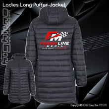 Load image into Gallery viewer, Ladies Long Puffer Jacket - Finish Line media