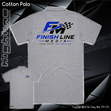 Load image into Gallery viewer, Cotton Polo - Finish Line media