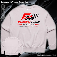 Load image into Gallery viewer, Relaxed Crew Sweater - Finish Line media