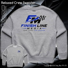 Load image into Gallery viewer, Relaxed Crew Sweater - Finish Line media