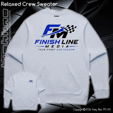 Load image into Gallery viewer, Relaxed Crew Sweater - Finish Line media