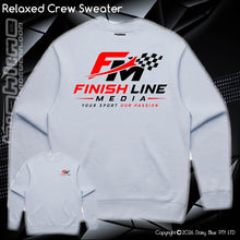 Load image into Gallery viewer, Relaxed Crew Sweater - Finish Line media