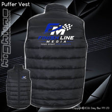 Load image into Gallery viewer, Puffer Vest - Finish Line media