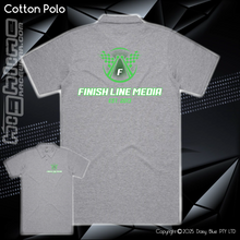 Load image into Gallery viewer, Cotton Polo - Finish Line Media