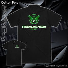 Load image into Gallery viewer, Cotton Polo - Finish Line Media
