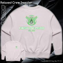 Load image into Gallery viewer, Relaxed Crew Sweater - Finish Line Media