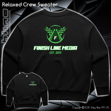 Load image into Gallery viewer, Relaxed Crew Sweater - Finish Line Media