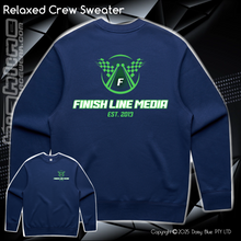 Load image into Gallery viewer, Relaxed Crew Sweater - Finish Line Media