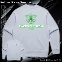 Load image into Gallery viewer, Relaxed Crew Sweater - Finish Line Media
