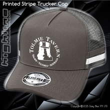 Load image into Gallery viewer, STRIPE Trucker Cap - Tolmie Tavern