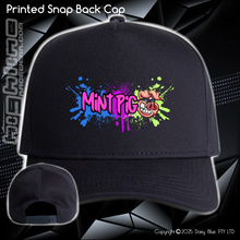 Load image into Gallery viewer, Printed Snap Back CAP - Mint Piglet Grunt