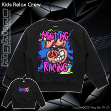 Load image into Gallery viewer, Relaxed Crew Sweater - Mint Piglet Grunt