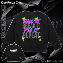 Load image into Gallery viewer, Relaxed Crew Sweater - Mint Piglet Race It