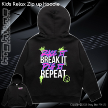 Load image into Gallery viewer, Zip Up Hoodie - Mint Piglet Race It