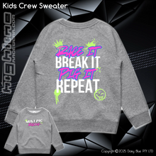 Load image into Gallery viewer, Crew Sweater - Mint Piglet Race It
