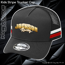 Load image into Gallery viewer, KIDS Stripe Trucker - Jackson Racing