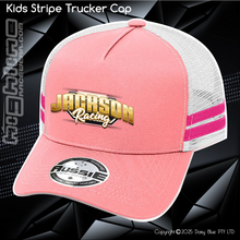 Load image into Gallery viewer, KIDS Stripe Trucker - Jackson Racing