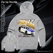Load image into Gallery viewer, Zip Up Hoodie - Jackson Racing