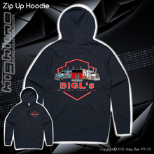Load image into Gallery viewer, Zip Up Hoodie - Big L's Diesel Repairs