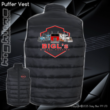 Load image into Gallery viewer, Puffer Vest - Big L's Diesel Repairs