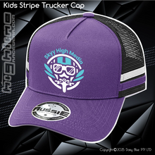 Load image into Gallery viewer, KIDS Stripe Trucker - Skyy High Media