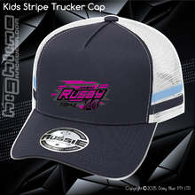 Load image into Gallery viewer, KIDS Stripe Trucker - Tyler Bros. Motorsport