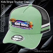 Load image into Gallery viewer, KIDS Stripe Trucker - JQMV Kids Royal 2026
